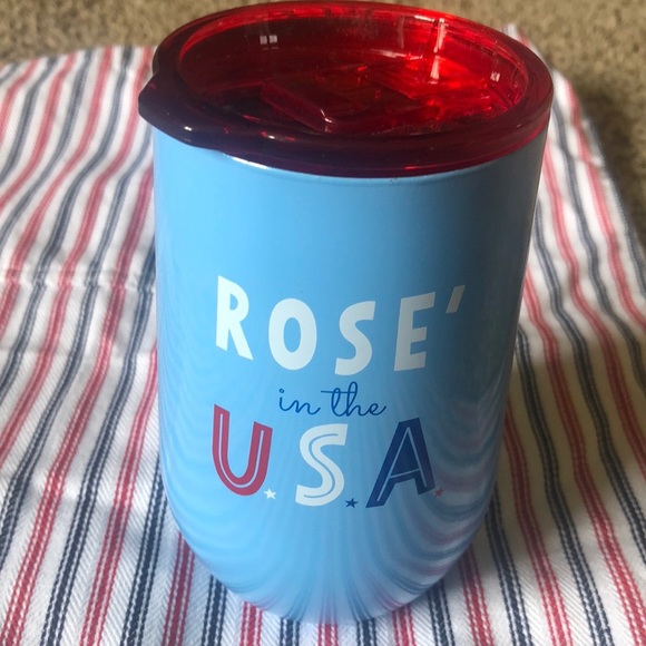 Rose’ in the U.S.A. Insulated Wine Cup 🍷 - Picture 2 of 5